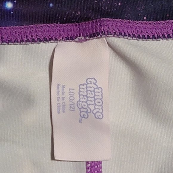 More Than Magic Womens Galaxy Print Leggings 10/12 L - Picture 6 of 6